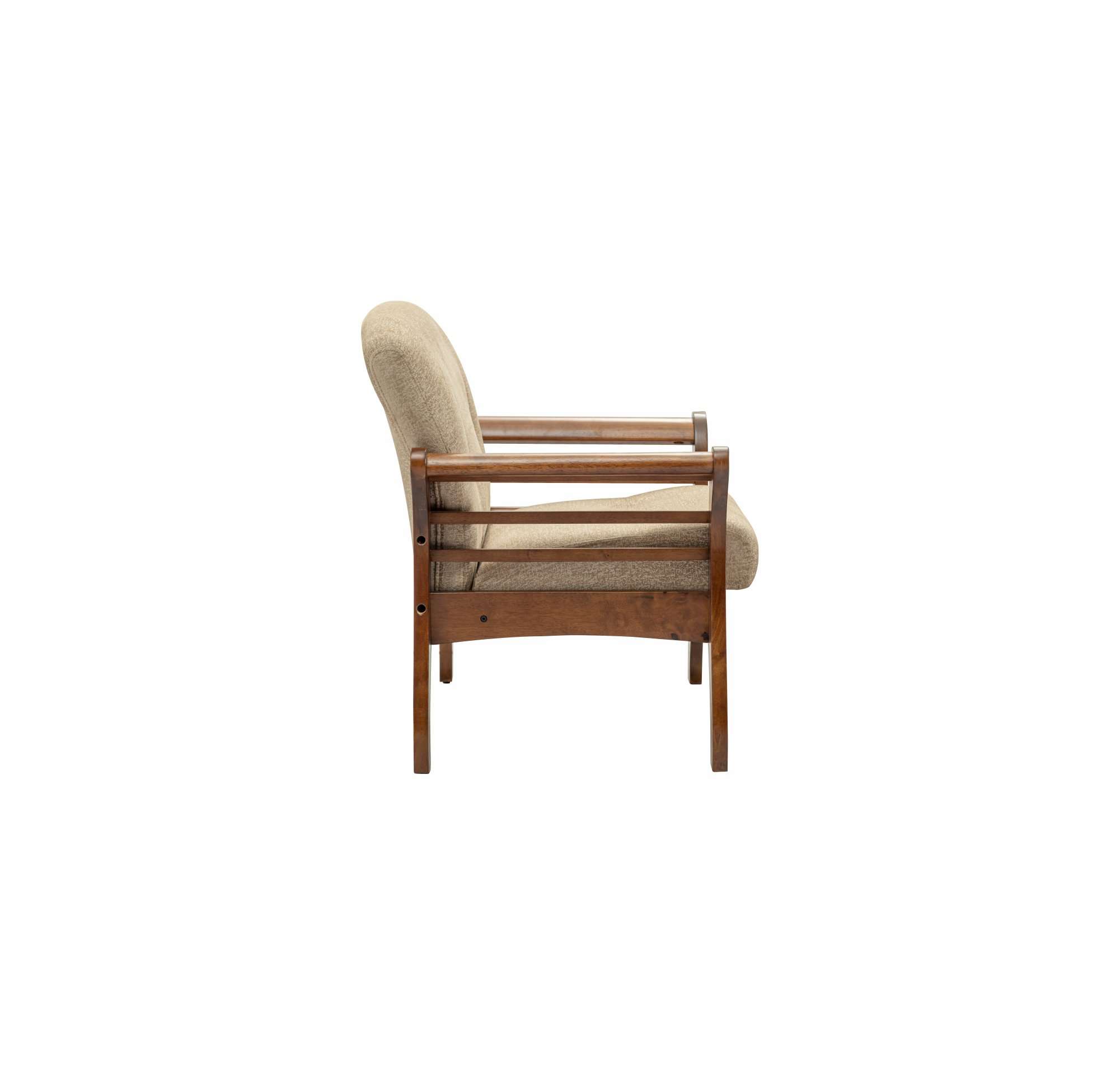 WSB003-Wooden Sofa Baywood Treble Seater-LB05/Dark Walnut