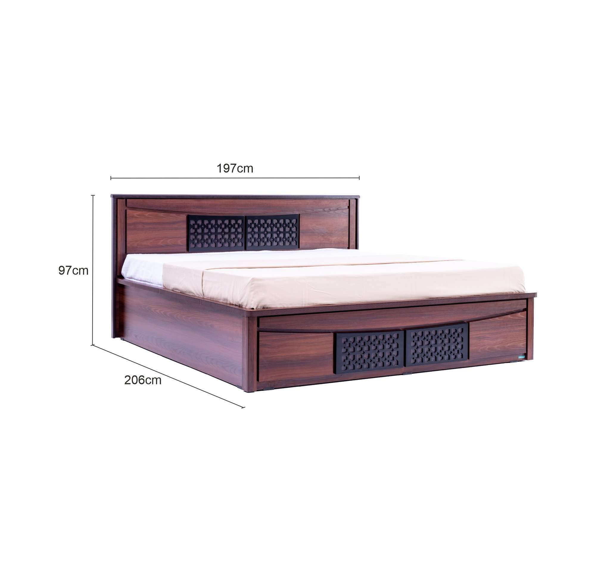 KBCA008-KD Bed Carvin Storage-WGM02