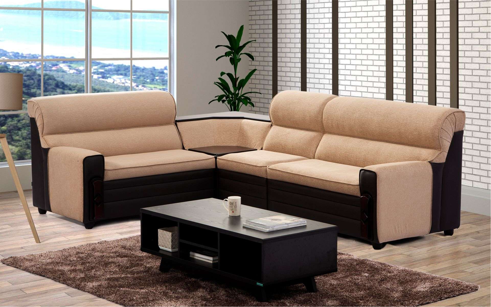 Damro knight 2024 corner sofa