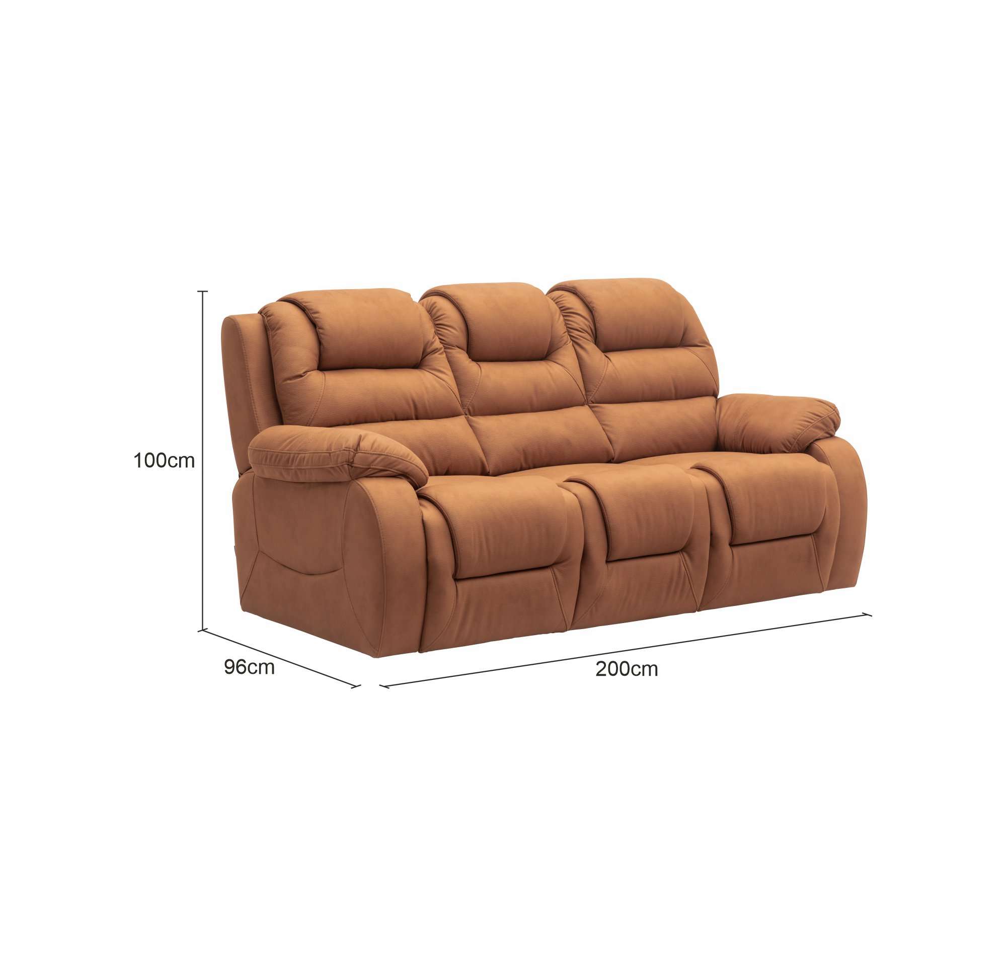 SSC003+1R+1R-Sinclair Sofa Set With Recliner-NZ02