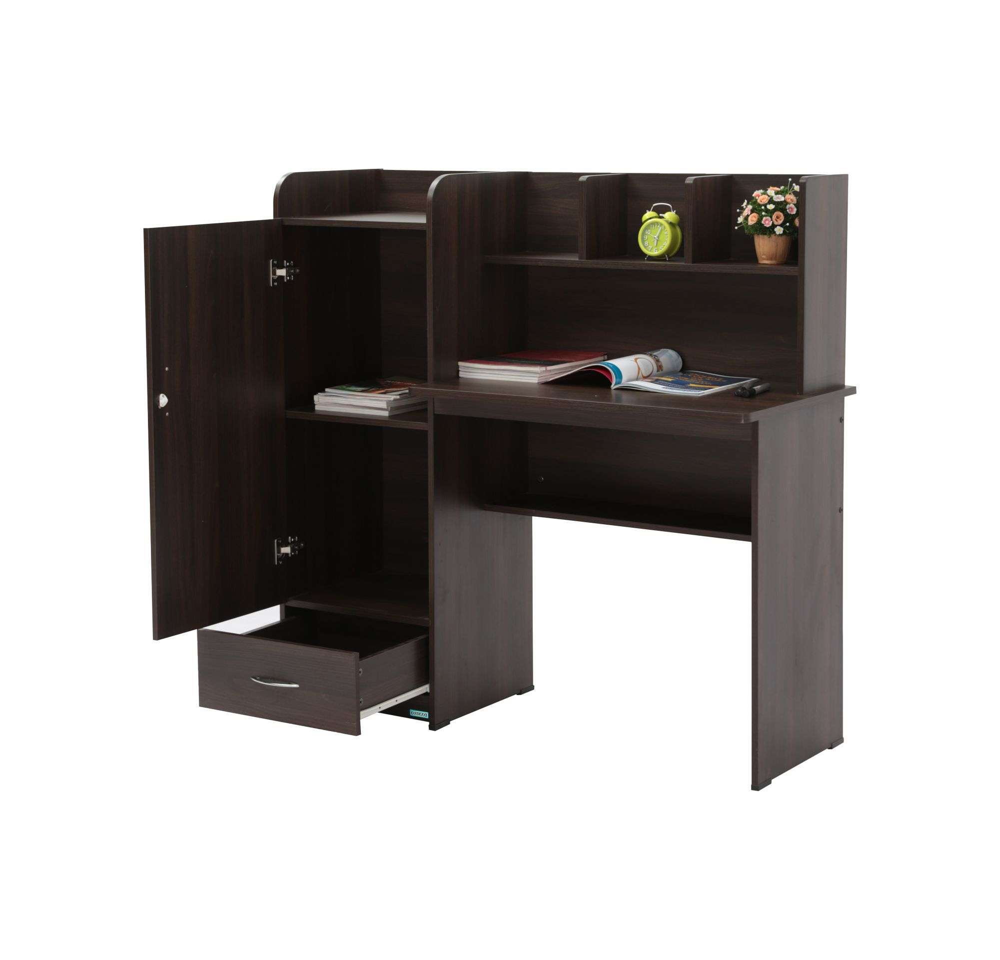 KSD003-Study Desk With Cupboard & Drawers-M42