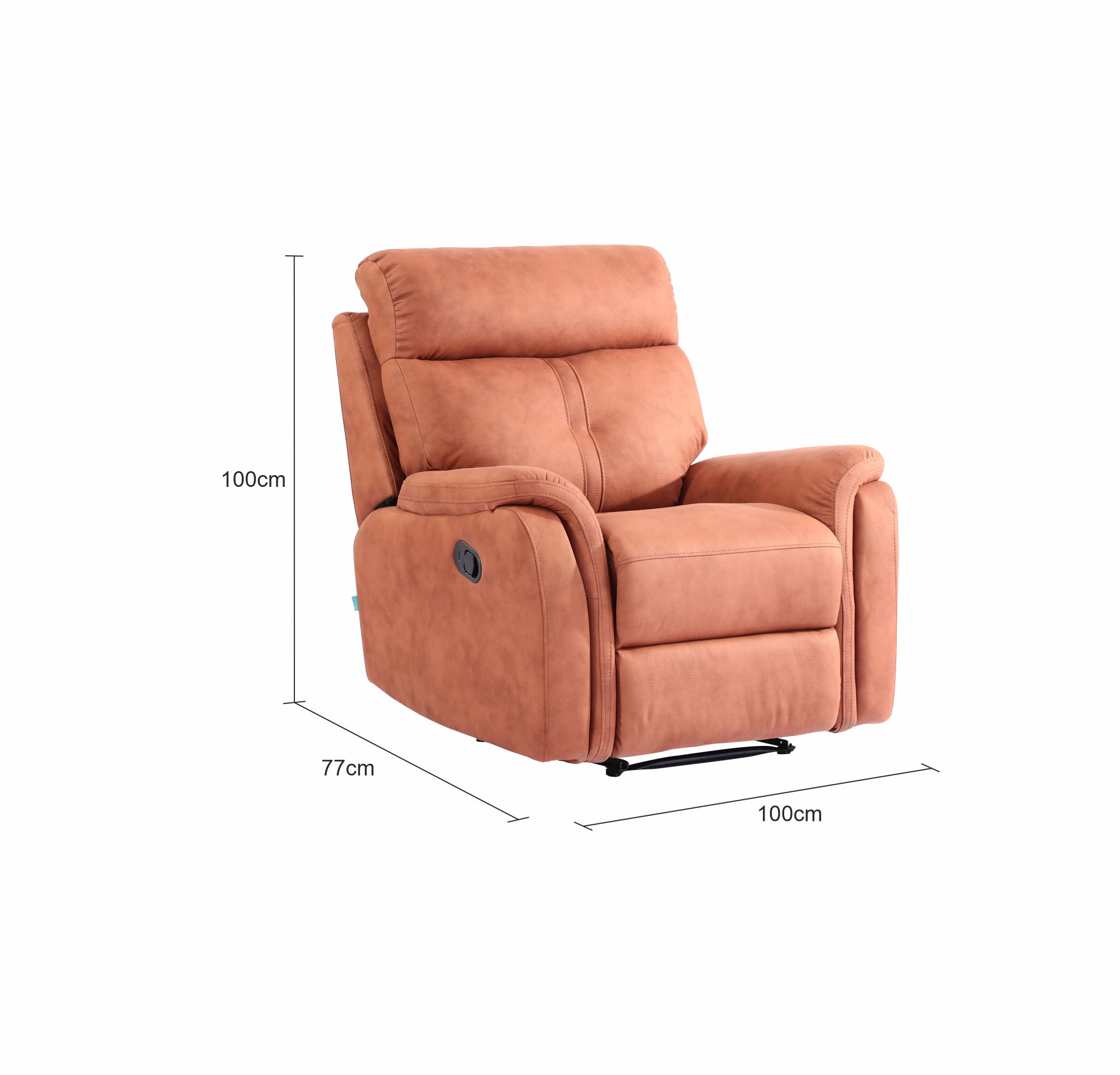 SAC001R-Alicia Sofa 1 Seater With Recliner-NZ02