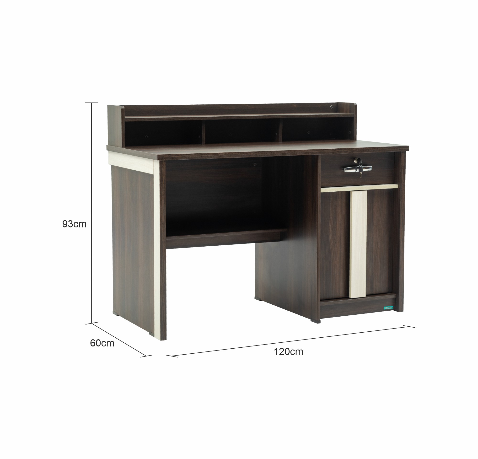 KSD019-Study Desk With 2 Door & Adjustable Top-M42/M41