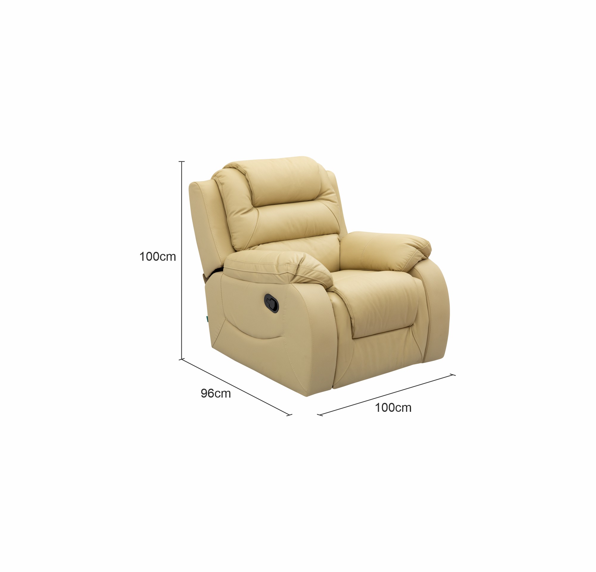 SSC003+1R+1R-Sinclair Sofa Set With Recliner-HLIL15